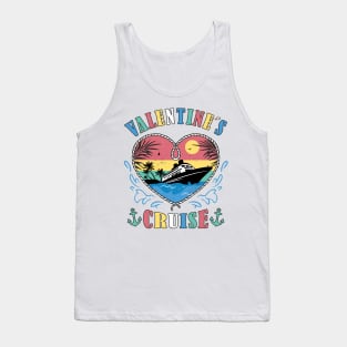 Valentine´s Cruise Valentine´s Day Matching Couple Vacation Tank Top